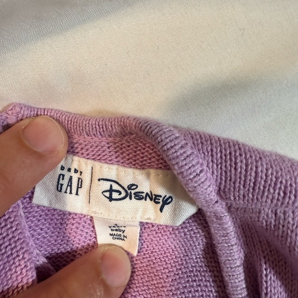 Baby GAP Disney Rapunzel Knit & Tulle Tutu Dress Purple Pink 4T Princess Costume - Picture 4 of 5